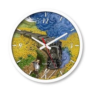 ساعت دیواری بزرگ راویتا طرح نقاشی سبک ون گوک – van gogh کد 3840