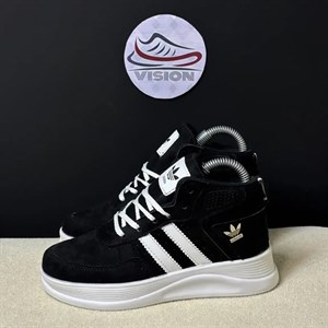 کفش کتانی زنانه آدیداس ساقدار مشکی Adidas