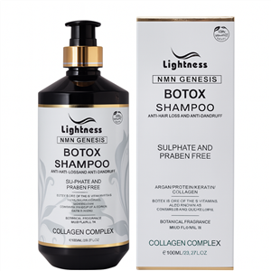 شامپو ضد شوره و ضد ریزش بوتاکس لایتنس Lightness حجم 800 میل