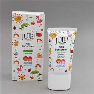 کرم ضد آفتاب بی رنگ کودکان SPF50 ژوت JUTE حجم 40 میل 93698