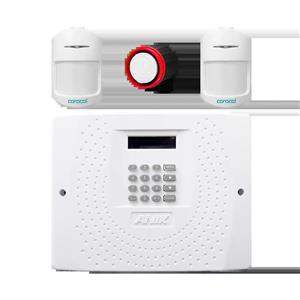 پکیج دزدگیر اماکن سیم کارتی سری اکونومی آنیک مدل ECOMAX – پنل سیم‌کارتیدو چشمیآژیر پیزو