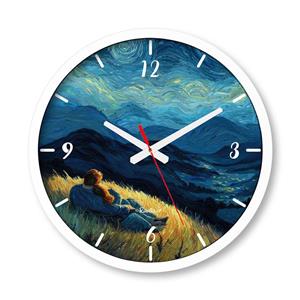 ساعت دیواری بزرگ راویتا طرح عاشقانه ونگوک - Van Gogh Love کد 3813