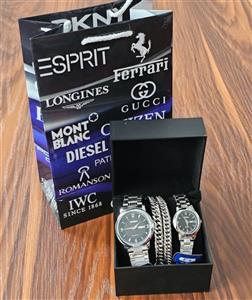 ست ساعت و دستبند و انگشتر شیک