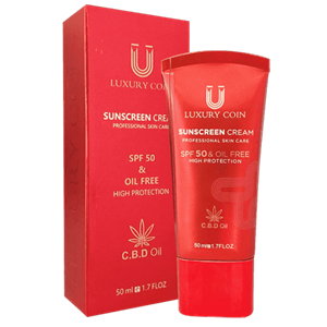 کرم ضد آفتاب spf50 لاکچری کوین