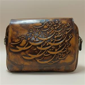 کیف دوشی چرمی مدل دستان