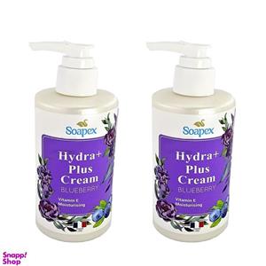 کرم آبرسان سوپکس (Soapex) مدل BLUEBERRY حجم 250 میلی‌لیتر بسته 2 عددی