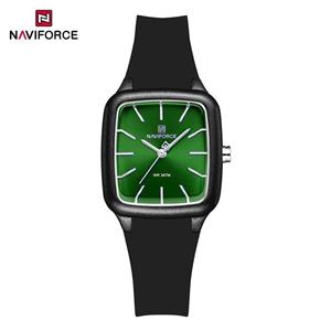 ساعت مچی عقربه ای زنانه نیوی فورس NAVIFORCE مدل Nf5055 مشکی سبز