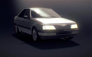 دانلود مدل سه بعدی پژو 405 (همراه با تسکچر)