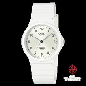 ساعت مچی اسپرت کاسیو (Casio) مدل MQ-24B-7BDF (یونیسکس، تمام سفید، رزین سبک)