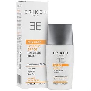 اریکه فلوئید ضد آفتاب مخصوص پوست مختلط و چرب  SPF50 (بژ طلایی)
