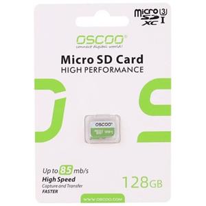 کارت حافظه MicroSD اوسکو مدل Green Series کلاس 10 استاندارد U3 سرعت 85mb/s ظرفیت 128 گیگابایت