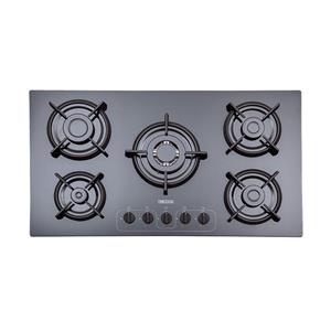 اجاق گاز شیشه ای مشکی G5968 استیل البرز