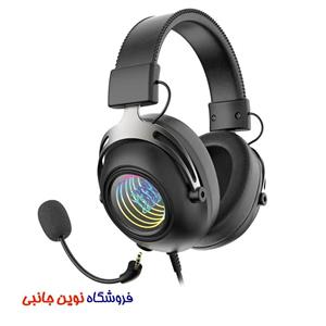 هدفون گیمینگ پرودو مدل Infinity Mirror RGB ا Porodo PDXSTGHS759BK Infinity Mirror RGB Headphones  (تک / عمده )