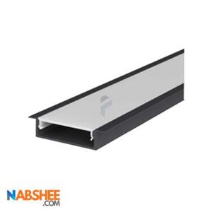 پروفیل نور خطی آلومینیومی 4/5 سانتی کنافی کد LK4B مشکیدیفیوزر رایگان