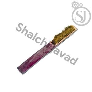 فرچه سیمی دستی پنج ردیفه با دسته چوبی مدل اقتصادی و کاربردی