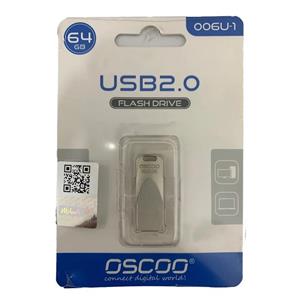 OSCOO 006U-1 USB2.0 Flash Memory - 64GB نقره ای (گارانتی پاسارگاد)