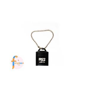 رم ریدر کوچک Micro SD با درگاه USB 2.0 (بنددار)
