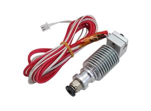 Hotend پرینتر سه بعدی E3D V6 دارای رابط پنوماتیک با نازل 0.4mm