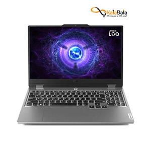 لپ تاپ گیمینگ لنوو مدل Lenovo LOQ 15IAX9-88PS-B i5 12450HX 24GB 512GB SSD RTX 2050 4GB