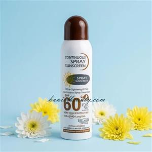 اسپری ضدآفتاب SPF60 با محافظت کامل