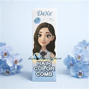 شامپو رنگ مو شانه‌ دار دکسی DeXe Brown Black