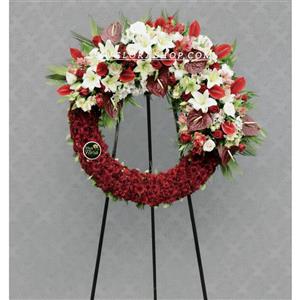 تاج گل حلقه ای رخسان