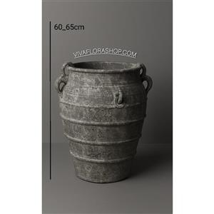 گلدان سفالی طرح پتینه