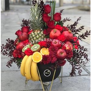 جام گل یلدایی شکوه انار و آتش