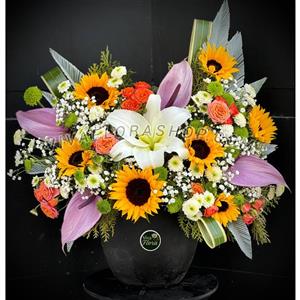 جام گل بهار رنگی