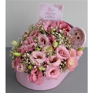 باکس گل گهواره ای نوزاد دختر