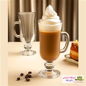 لیوان پایه دار 260 بلند شیشه ای لیمون