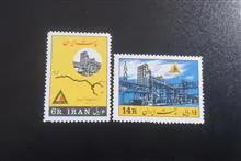 سری تمبر پهلوی کارخانه کود شیمیایی 1342