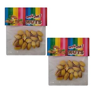پسته بو داده و شور نایبی - 40 گرم بسته 2 عددی