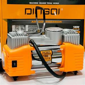 پمپ باد دو سیلندر فندکی 12V دینگی