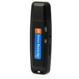 ضبط کننده شنود طرح فلش Mini Recorder SK-100 شارژی - بدون کارت حافظه