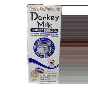ضد آفتاب شیر الاغ ووکالی Wokali SPF 60 | محافظت قوی، آبرسان و روشن‌کننده پوست