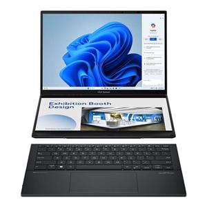 لپ‌تاپ 14 اینچی ایسوس مدل Zenbook DUO UX8406CA-Core Ultra 9 285H-32GB LPDDR5X-2TB SSD-Dual 3K OLED Touch 120Hz-W