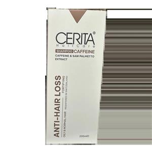 شامپو ضد ریزش و تقویت کننده مو سریتا بیوتی Cerita Beauty حاوی کافئین – 200 میلی لیتر