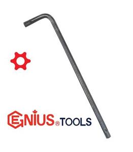 آچار آلن بلند سوراخ دار ستاره T سایز T30 جنیوس GENIUS مدل 581630T