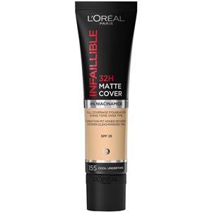 کرم پودر مات کننده لورال LOreal Infaillible Matte Cover شماره 155