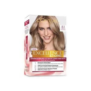 کیت رنگ مو لورآل (Loreal) سری EXCELLENCE شماره 8.1 بلوند دودی تیره
