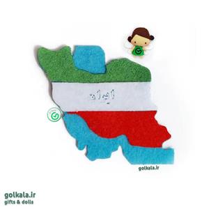 خرید گیفت ایران نمدی (سایز ۸ سانت) | پیکسل، سنجاق سینه،  پرچم ایران دستی، آموزش نشانه ای اول دبستان