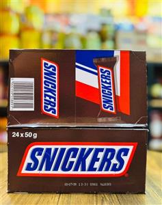 شکلات اسنیکرز SNICKERS (باکس ۲۴ عددی ۵۰ گرمی)****🟫 جام کوزارکس jamcosrx |