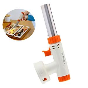 سر شعله فندکی کپسول گاز پرودو مدل PDLFSTJY01 | Porodo Dual-Mode Butane Gas Torch – دمای ۱۵۰۰ درجه، شعله ضدباد، کپسول قابل تعویض