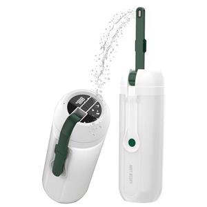 خودشور مسافرتی شارژی مخزن دار گرین لاین Green Lion Bidet Go with Built-In Water Tank | دو حالت پاشش، موتور 6400 دور، IPX6، 350 میلی‌لیتر