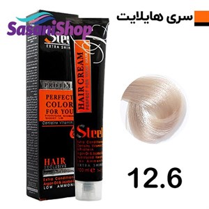 رنگ مو صدفی شماره 12/6 استیل 100 میلی لیتری