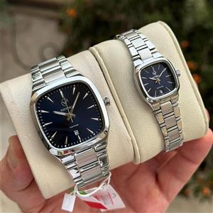 ساعت ویتوریا ست سیلور ص سرمه ای VT3440-41 VITTORIA