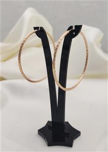 گوشواره حلقه ای تراش ژوپینگ ۵ سانتی کد ۳۶۷