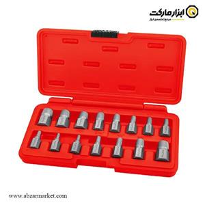 ست بیت قلاویز چپگرد تاپ تول 15 عددی مدل JGAI1503