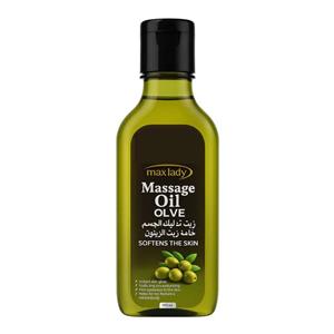 روغن ماساژ بدن مکس لیدی مدل زیتون مناسب برای انواع پوست حجم 100 میلی لیتر